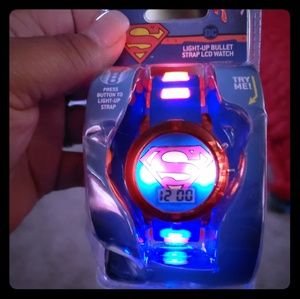 Superman light up watch